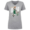 Jaylen Brown Boston Celtics Slant WHT by 500 LEVEL