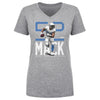 Khalil Mack Los Angeles C Bold Number WHT by 500 LEVEL