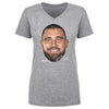 Travis Kelce Kansas City Vintage Head WHT by 500 LEVEL