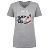 Jack Hughes New Jersey American Flag WHT by 500 LEVEL