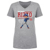 Anthony Rizzo Chicago C Cartoon WHT by 500 LEVEL