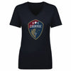 North Carolina Courage Vintage Primary Logo WHT by 500 LEVEL