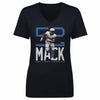 Khalil Mack Los Angeles C Bold Number WHT by 500 LEVEL