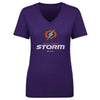 Orlando Storm Primary Logo WHT by 500 LEVEL