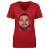 Travis Kelce Kansas City Vintage Head WHT by 500 LEVEL
