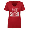 Christmas Rose And Sleigh WHT by 500 LEVEL