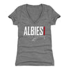 Ozzie Albies Atlanta Elite WHT by 500 LEVEL
