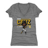 Oneil Cruz Pittsburgh Cartoon WHT by 500 LEVEL