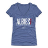 Ozzie Albies Atlanta Elite WHT by 500 LEVEL