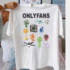 Women’s Letter & Fan Graphic T-Shirt – Casual Summer Round Neck Short Sleeve Tee for Daily Wear by Dog Mom Hat