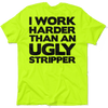 Work Harder - Safety Yellow T-Shirt by Armed American Supply