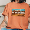 Wyoming State Vintage Shirt by EnjoyMyDesign LLC