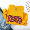 XOXO Checkered Valentine Sweatshirt – Furry Style Printed Sweater by Adorb Custom Tees