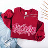 XOXO Sequins Valentine Sweatshirt – Faux Printed Sweater by Adorb Custom Tees