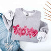 XOXO Sequins Valentine Sweatshirt – Faux Printed Sweater by Adorb Custom Tees