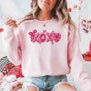 XOXO Sequins Valentine Sweatshirt – Faux Printed Sweater by Adorb Custom Tees