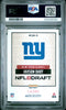 Graded 2025 Panini Instant Jaxson Dart #NFLDN15 NFL Draft Night Rookie RC Football Card PSA 10 Gem Mint by Hall of Fame Sports Memorabilia