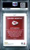Graded 2024 Panini Donruss Optic Xavier Worthy #7 Uptowns Rookie RC Football Card PSA 10 Gem Mint by Hall of Fame Sports Memorabilia