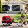 Dog Bike Trailer for Small & Medium Dogs, Universal Bicycle Coupler, Flip-Down Ramp Tailgate by Furr Baby Gifts