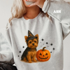 Halloween Witchy Dogs Shirt or Sweatshirt – Cute Unisex Fall Graphic Tee, Relaxed Fit - Part2 by Dog Mom Hat
