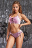 Denim Bra and Panty Set by 3wishes.com
