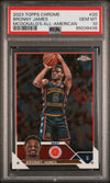 Graded 2023 Topps Chrome Bronny James #20 McDonalds AA Rookie RC Basketball Card PSA 10 Gem Mint