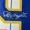 Framed Autographed/Signed Robin Yount 35x39 Milwaukee Pinstripe Baseball Jersey JSA COA