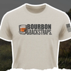 "Bourbon & Backstraps" Tee - Sand by Bow Crew Apparel - Bow Hunting Lifestyle Apparel