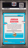 Graded 2023 Panini Donruss Jordan Addison #368 Rookie RC Football Card PSA 10 Gem Mint