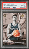 Graded 2023 Panini Court Kings Victor Wembanyama #73 Rookie RC Basketball Card PSA 10 Gem Mint