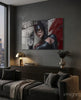 Cat Woman Glass Wall Art by Insigneart USA