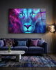 Lion Glass Wall Art by Insigneart USA