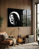 Words of Bob Marley Glass Wall Art by Insigneart USA