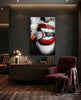 Burn the Money Glass Wall Art by Insigneart USA