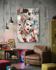 Harley Quinn Glass Wall Art by Insigneart USA
