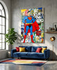 Superman Glass Wall Art by Insigneart USA