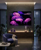 Jellyfish Glass Wall Art by Insigneart USA