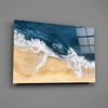 Ocean Waves Crashing Glass Wall Art by Insigneart USA