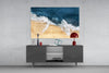 Ocean Waves Crashing Glass Wall Art by Insigneart USA