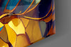 Vibrant Mosaic Leaves Glass Wall Art by Insigneart USA