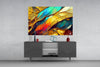 Vibrant Mosaic Leaves Glass Wall Art by Insigneart USA