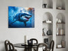 Shark Glass Wall Art by Insigneart USA