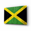Flag of Jamaica Glass Wall Art by Insigneart USA