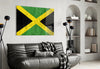 Flag of Jamaica Glass Wall Art by Insigneart USA
