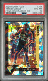 Graded 2020 Panini Flux Tyrese Maxey #208 Fanatics Cracked Ice Rookie RC Basketball Card PSA 10 Gem Mint
