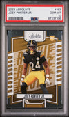 Graded 2023 Panini Absolute Joey Porter Jr #163 Rookie RC Football Card PSA 10 Gem Mint