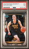 Graded 2022 Topps Bowman University Caitlin Clark #50 Rookie RC Basketball Card PSA 7 Near Mint