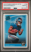 Graded 2018 Panini Donruss Optic Saquon Barkley #156 Rookie RC Football Card PSA 10 Gem Mint