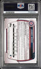 Graded 2023 Topps Bowman James Wood #BCP129 Chrome Prospects Lunar Glow Refractor Rookie RC Baseball Card PSA 10 Gem Mint