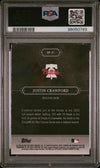 Graded 2023 Topps Bowmans Best Justin Crawford #AP21 Astral Projections Rookie RC Baseball Card PSA 10 Gem Mint
